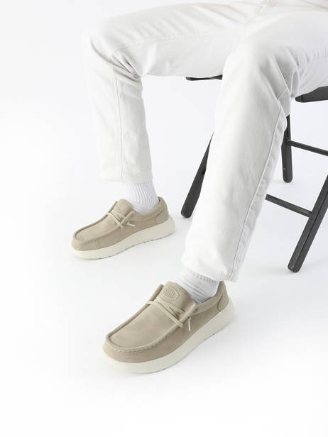 Mocassins Wally Comf Suede Hey dude Groen men 41975 ander zicht 1