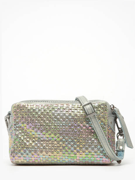 Cross Body Tas Vintage Leder Mila louise Zilver vintage 2367XSWX ander zicht 4