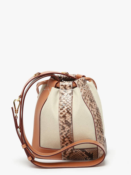 Schoudertas Elles Lancel Bruin elles A13375 ander zicht 4
