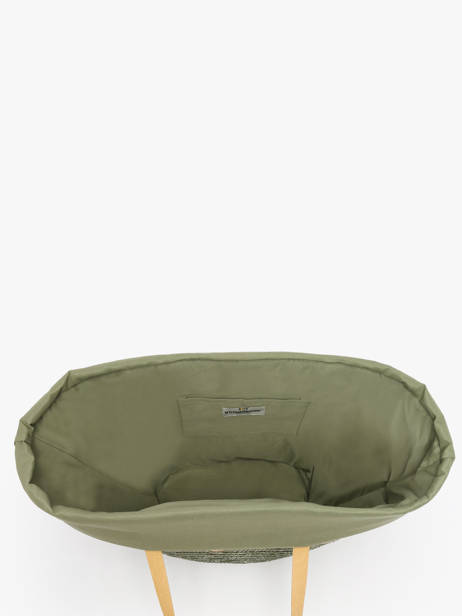 Schoudertas Milos Stro Les tropeziennes Groen milos TZ01 ander zicht 3