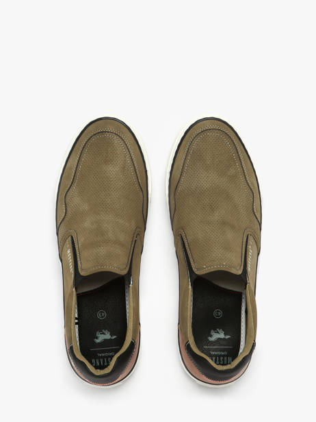 Sneakers Mustang Groen men 4198402 ander zicht 3