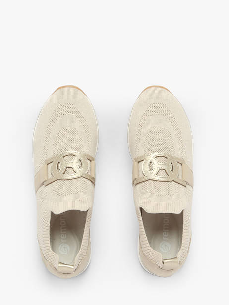 Sneakers Remonte Beige women 60 ander zicht 3
