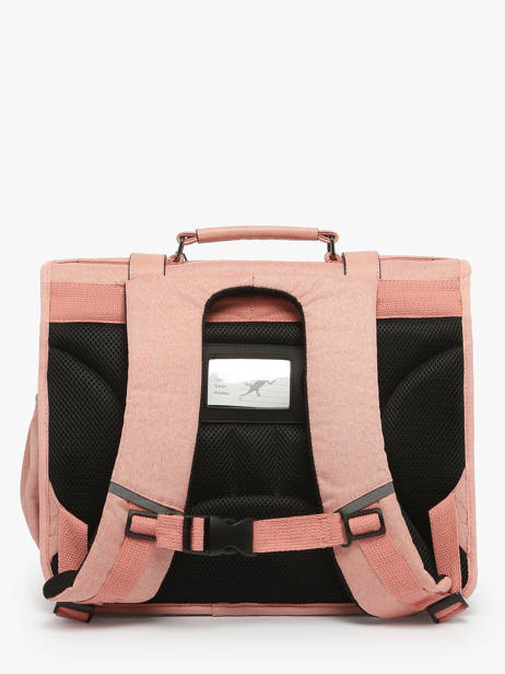 Boekentas 2 Compartimenten Cameleon Roze vintage color CA38 ander zicht 4