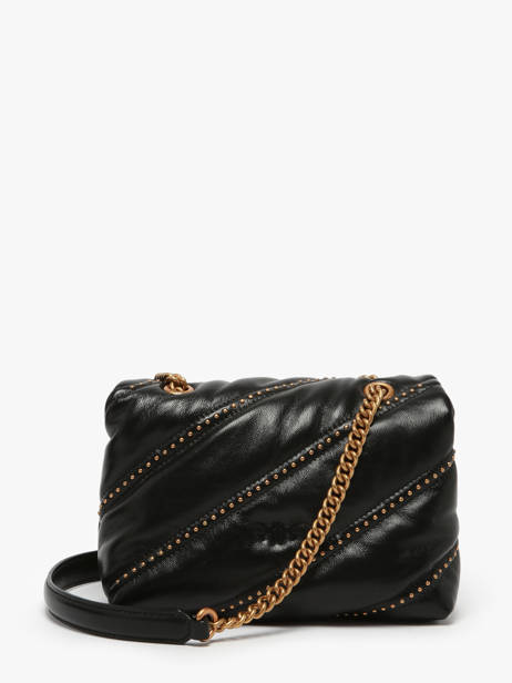 Cross Body Tas Love Bag Puff Leder Pinko Zwart love bag puff A26T ander zicht 4