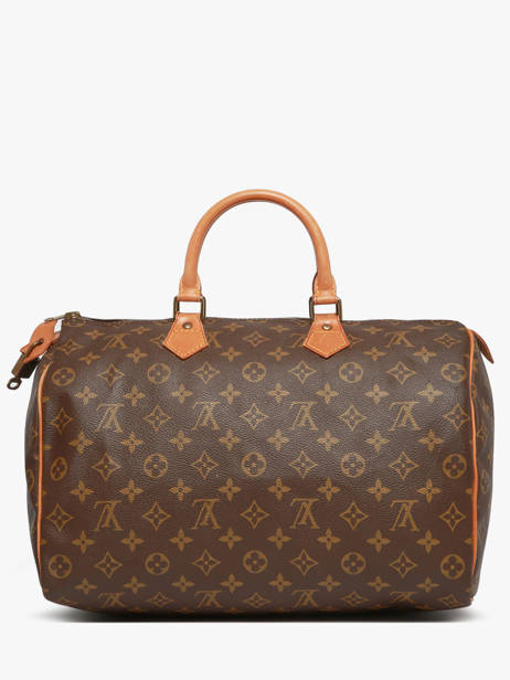 Preloved Speedy 30 Monogram Handtas Canvas En Leder Louis vuitton Bruin second life 1345894