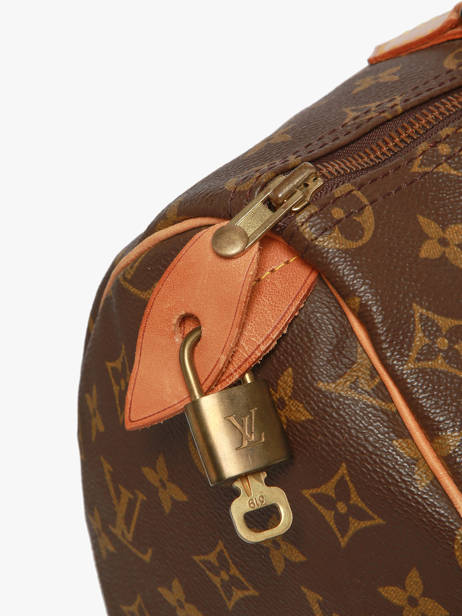 Preloved Speedy 30 Monogram Handtas Canvas En Leder Louis vuitton Bruin second life 1345894 ander zicht 2