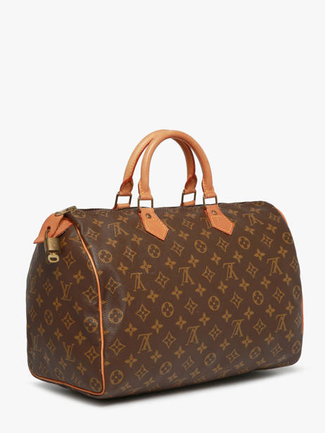 Preloved Speedy 30 Monogram Handtas Canvas En Leder Louis vuitton Bruin second life 1345894 ander zicht 4