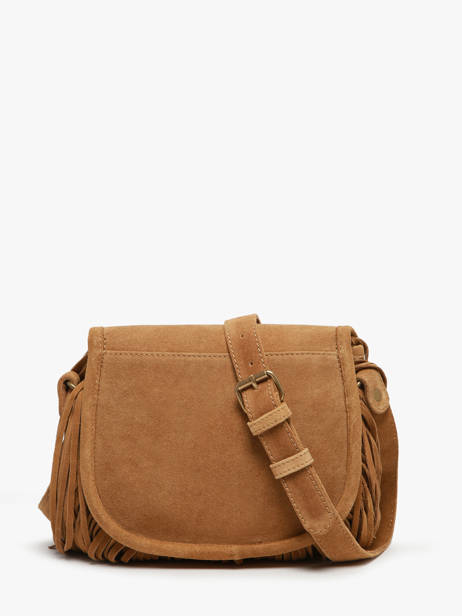 Cross Body Tas Le BohÃ©mien Folk Leder Paul marius Bruin folk BOHEMFOL ander zicht 4