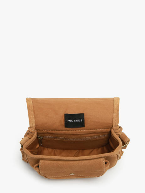 Cross Body Tas Le BohÃ©mien Folk Leder Paul marius Bruin folk BOHEMFOL ander zicht 3