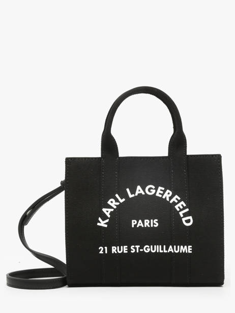 Cross Body Tas Rsg Katoen Karl lagerfeld Zwart rsg A1W50118