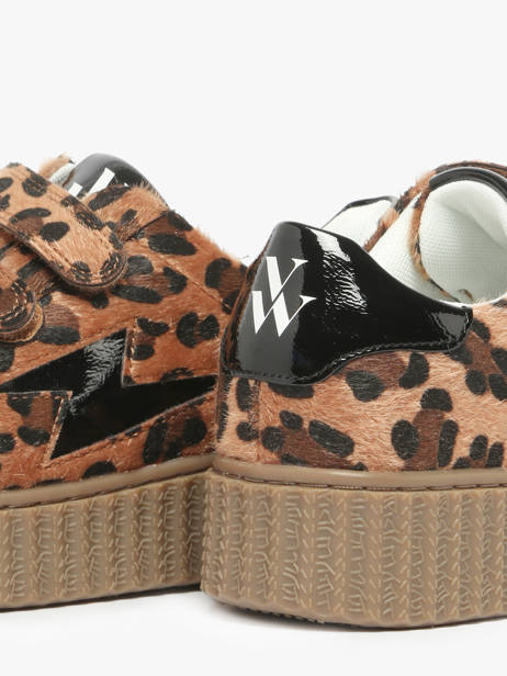 Sneakers Vanessa wu Bruin women BK2802LP ander zicht 3