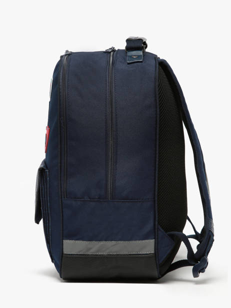 Rugzak 2 Compartimenten Tann's Blauw les fantaisies g 74143 ander zicht 2