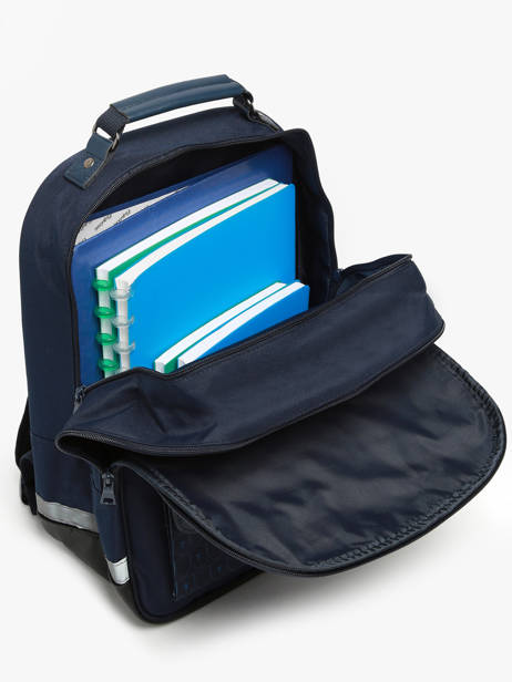 Rugzak 2 Compartimenten Tann's Blauw les fantaisies g 74143 ander zicht 3