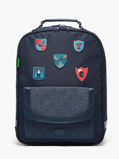 Rugzak 2 Compartimenten Tann's Blauw les fantaisies g 74143