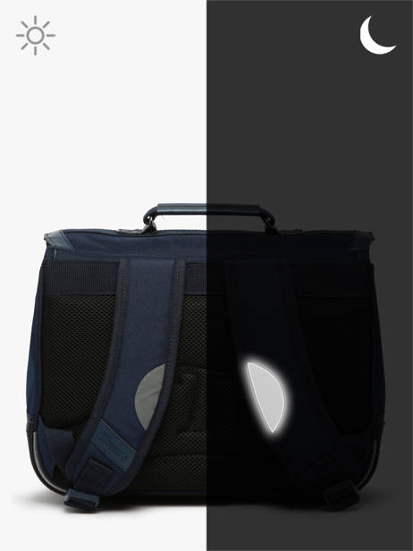 Boekentas 1 Compartiment Tann's Blauw les fantaisies g 35143 ander zicht 5