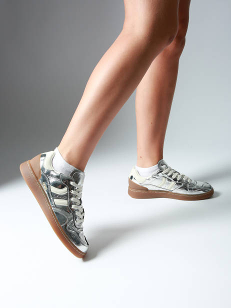 Sneakers Goal Uit Leder Coolway Zilver women 7683172 ander zicht 1