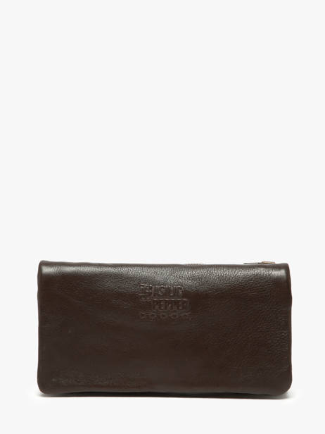 Portefeuille Cow Leder Basilic pepper Bruin cow BCOW96