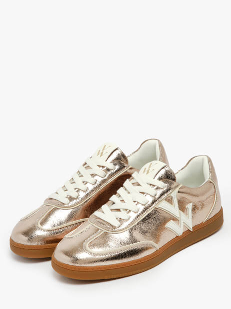 Sneakers Sarah Vanessa wu Goud accessoires BK2805OR ander zicht 1