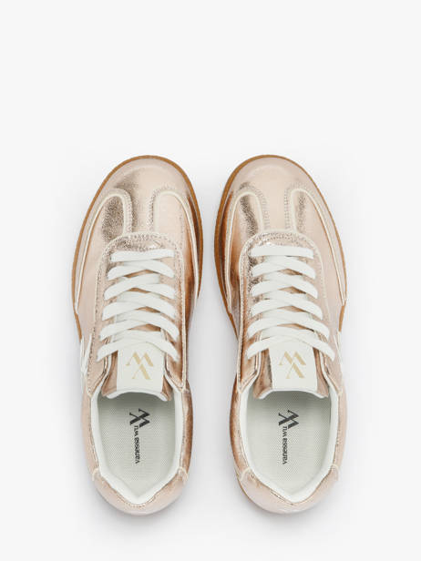 Sneakers Sarah Vanessa wu Goud accessoires BK2805OR ander zicht 3