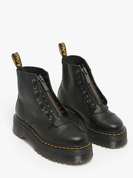 Sinclair Enkellaarsjes Uit Leder Dr martens Zwart accessoires 22564001 ander zicht 1