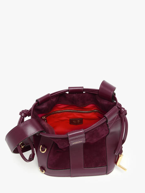Bucket Bag S Elles Leder Lancel Violet elles A13359 ander zicht 2