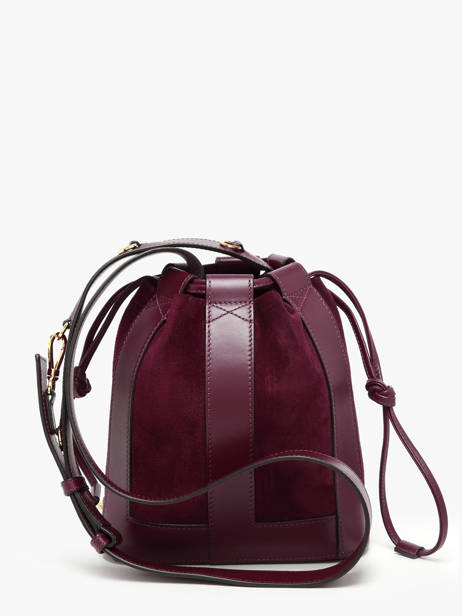 Bucket Bag S Elles Leder Lancel Violet elles A13359 ander zicht 3