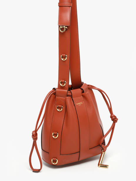 Cross Body Tas Elles Leder Lancel Rood elles A13979 ander zicht 1