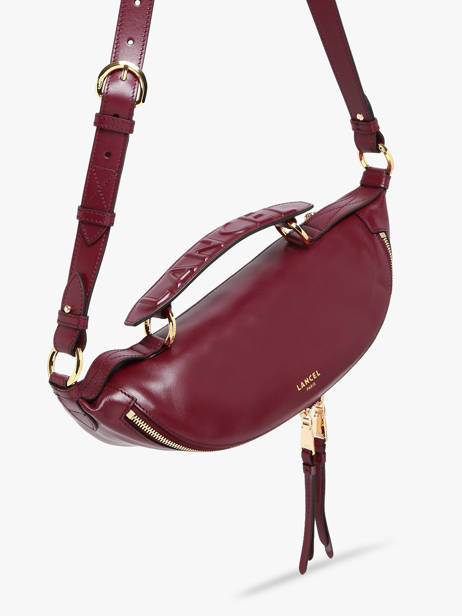 Cross Body Tas S Origami Leder Lancel Violet origami A12527 ander zicht 1
