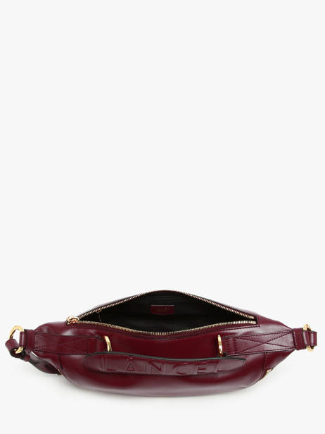 Cross Body Tas S Origami Leder Lancel Violet origami A12527 ander zicht 2