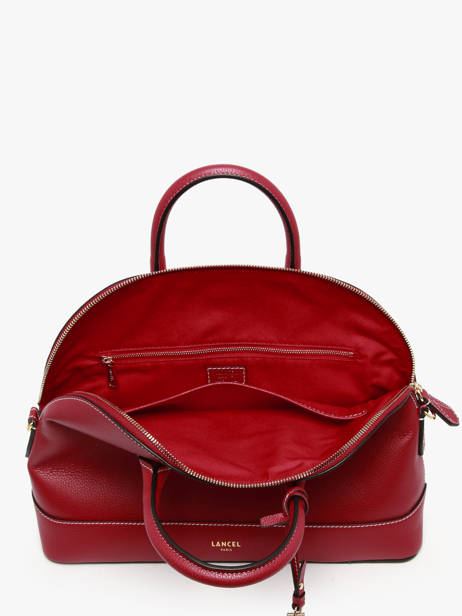 Handtassen Belleville Leder Lancel Rood belleville A13736 ander zicht 2