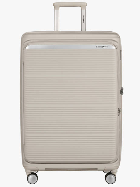 Uitbreidbare Harde Reiskoffer Paralux Hs Samsonite Beige paralux hs 156526