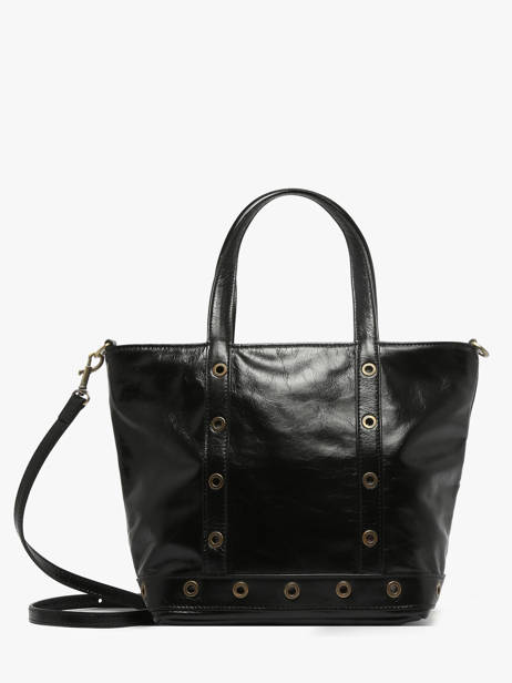 Handtas Cabas Cuir Leder Vanessa bruno Zwart cabas cuir 82V40435