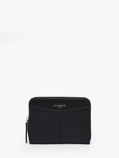 Portemonnee Met Kaarthouder Leder Le tanneur Zwart charlotte TOTT3110