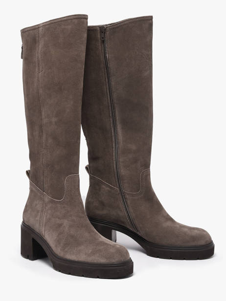 Laarzen Met Hak Uit Leder Gabor Grijs women 10 ander zicht 1