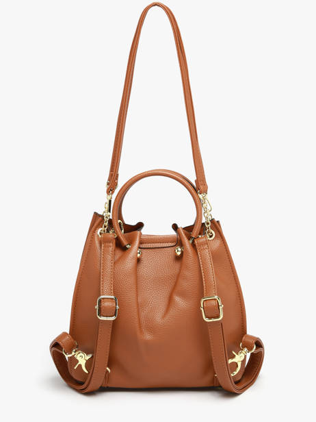 Rugzak Ted lapidus Bruin gretel TLAU8932 ander zicht 5