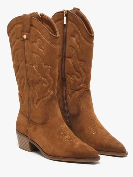 Santiago Laarzen Xti Bruin women 144308 ander zicht 1