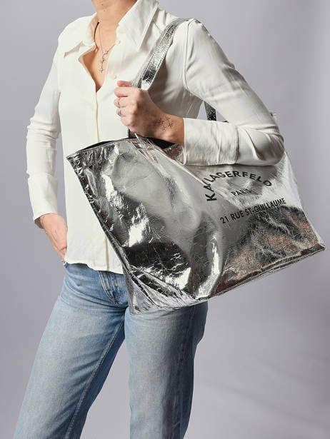 Schoudertas Rsg Metallic Karl lagerfeld Zilver rsg A4W50054 ander zicht 1