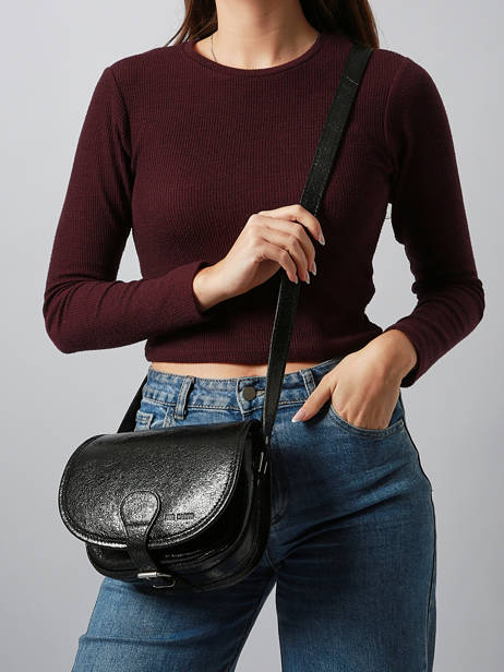 Cross Body Tas Eclipse Leder Paul marius Zwart eclipse BOHEMECL ander zicht 1