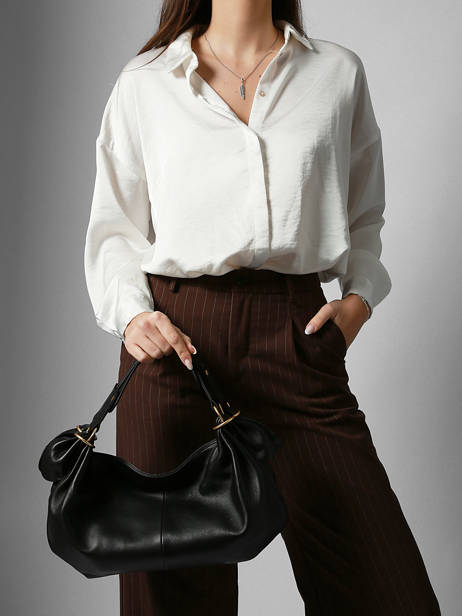 Schoudertas Studio Leder Gerard darel Zwart studio DCSA3457 ander zicht 1