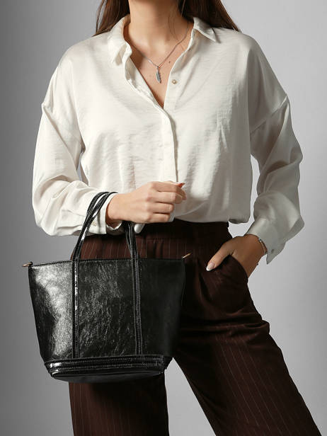 Handtas Cabas Vanessa bruno Zwart cabas 20V40435 ander zicht 1