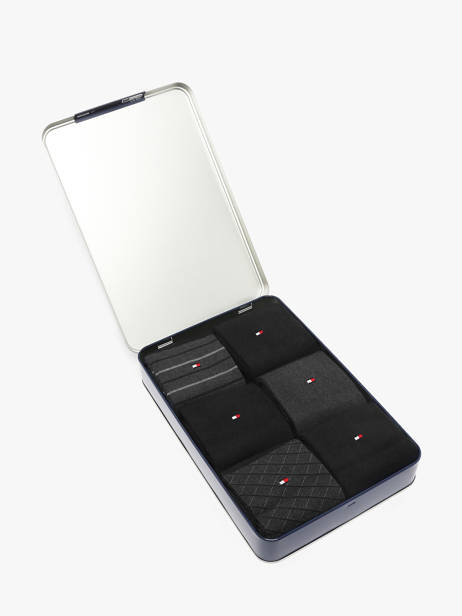 Herensokken 6 Paar Cadeaubox Tommy hilfiger Zwart socks 71235373 ander zicht 2