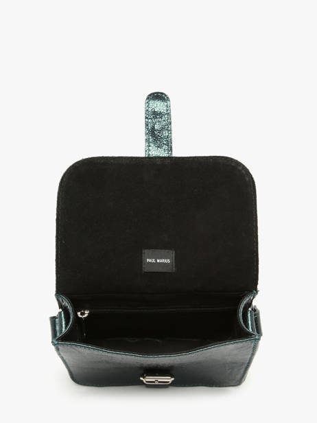 Cross Body Tas L'essentiel Minuit Leder Paul marius Groen minuit ESSENMIN ander zicht 3