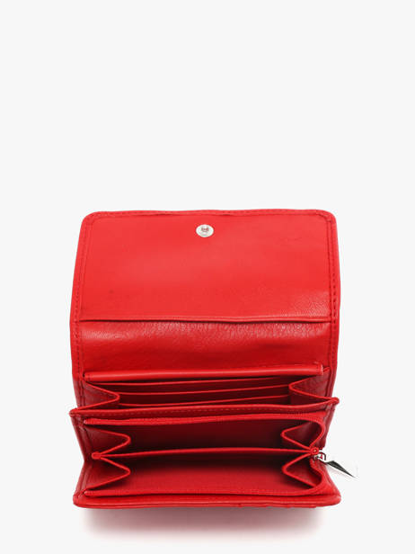 Portemonnee Leder Arthur & aston Rood ange 164 ander zicht 1