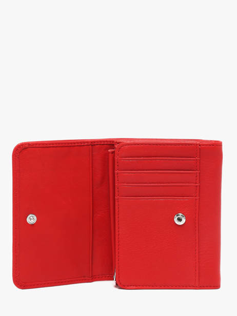 Portemonnee Leder Arthur & aston Rood ange 164 ander zicht 2