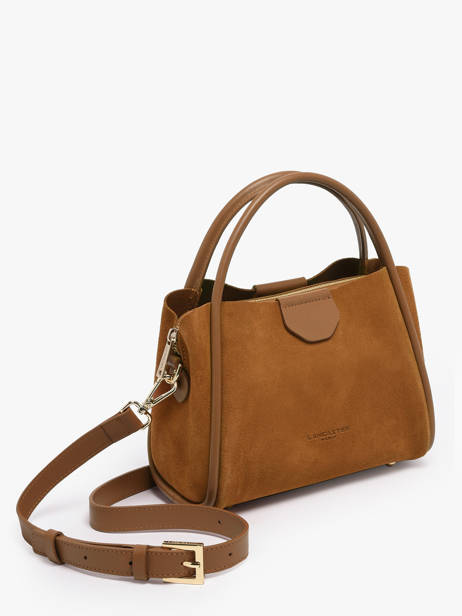 Handtas Suede Ida Leder Lancaster Bruin suede ida 100 ander zicht 1