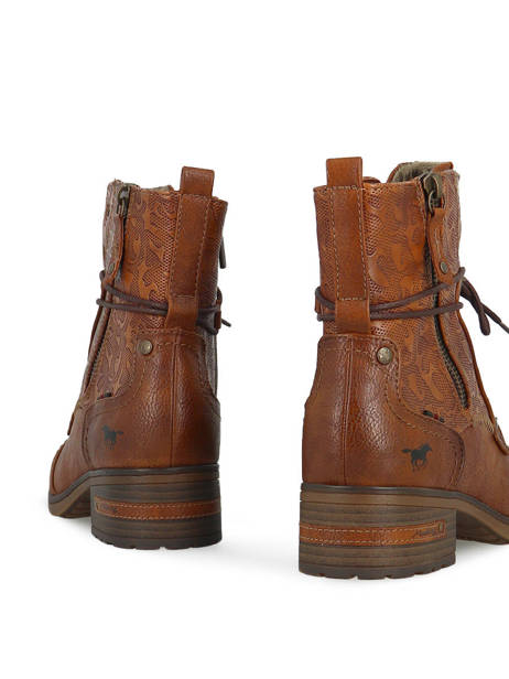 Enkellaarsjes Mustang Bruin women 1229508 ander zicht 4