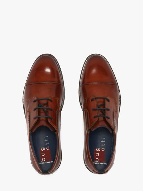 Stadsschoenen Uit Leder Bugatti Bruin men 311AO501 ander zicht 3