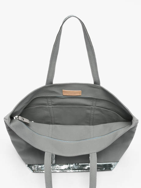 Schoudertas Met Rits Le Cabas L Pailletten Vanessa bruno Grijs cabas 1V40409 ander zicht 3