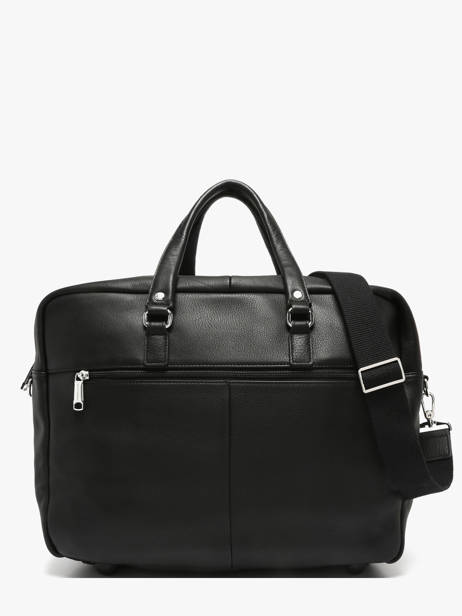 Business Tas Ange Leder Arthur & aston Zwart ange 15 ander zicht 3