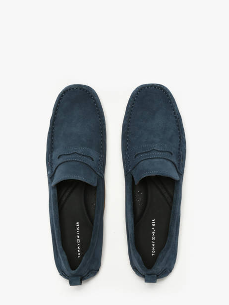 Mocassins Uit Leder Tommy hilfiger Blauw men 5789DBZ ander zicht 3